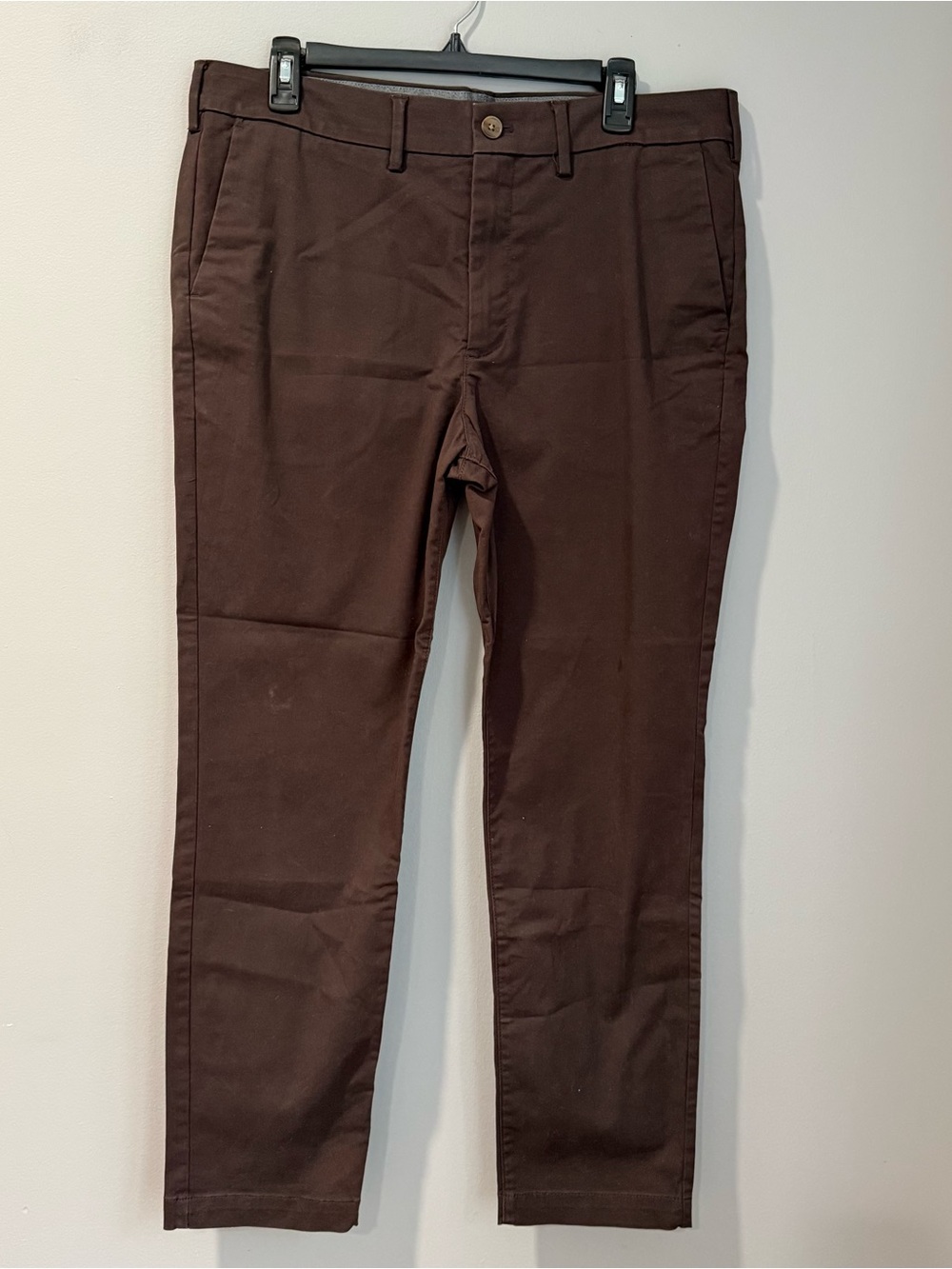Men’s Express Brown Slim Chino Pants